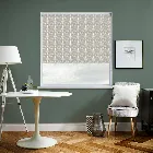 Boheme Pvc Blackout Stone Grey Electric Roller Blind