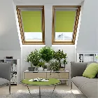 Expressions Spring Green Blackout Blind For Velux Windows