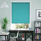 Santiago Blackout Electric Blue Roller Blind