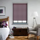 Splash Smokey Purple Electric Roller Blind