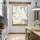 Choices Alyssa Linen Leaf Green Roller Blind