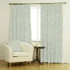 Etched Vine Eau De Nil Curtain