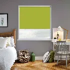Bella Blackout Vine Green Electric Roller Blind