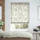 Shadow Leaf Linen Fawn Roman Blind