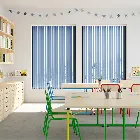 Contract City Admiral Blue Vertical Blind