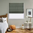 Orient Faux Silk Teal Roman Blind