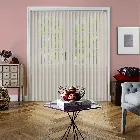 Fleur Linen 89mm Vertical Blind