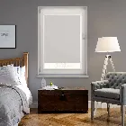 Unishade Blackout Fr Charcoal Grey Perfect Fit Roller Blind