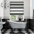 Splash Blackout Letterbox Noir Roller Blind