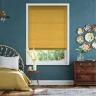 Bijou Linen Sunflower Roman Blind