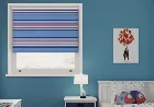 Stripy (Blackout) Blue - Roller Blind