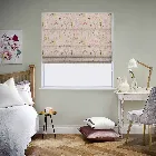 Botanical Garden Orchid Pink Roman Blind