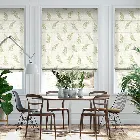 Eaton Embroidered Olive Roman Blind