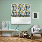 Scandi Bloom Spruce Green Roman Blind