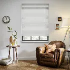 Turin 25mm Satin White Aluminium Venetian