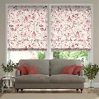 Meadow Coral Roman Blind