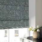 Abingdon Seafoam Roman Blind - Standard Lining