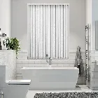Alicante Marble White Pvc Blackout Vertical Blind