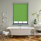 Unishade Blackout Fr Kiwi Green Electric Roller Blind