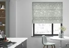 Etched Vine Feather - Roman Blind
