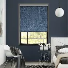 Thermal Luxe Dimout Whale Blue Roller Blind