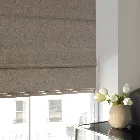 Hexham Taupe Roman Blind - Standard Lining