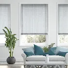 Devon Stripe Ocean Blue Roman Blind