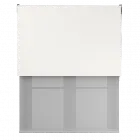 Amor Snowfall With Haze Soft Grey Double Roller Blind
