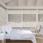 Metropolitan Grey Mist Wooden Blind - 50mm Slat