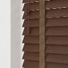 Fauxwood Grained Lima With Toffee Tapes Blind