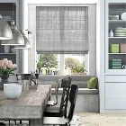 Calvari Voile Steel Roman Blind
