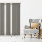 Bexley Shadow Grey 89mm Vertical Blind