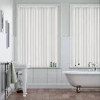 Ava China White Vertical Blind