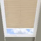Infusion Beige Pleated Skylight Blind