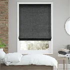 Smooth Sisal Graphite Roman Blind