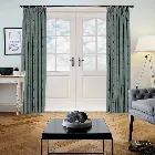 Bumblebee Mineral Blue Curtain