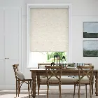 Sevilla Blackout Linen Alabaster Roller Blind