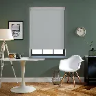 Unishade Blackout Fr Dove Grey Electric Roller Blind