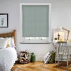 Canvas Celeste Blue Roller Blind