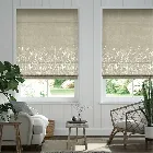 Blowing Grasses Pebble Roman Blind