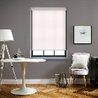 Splash Snow White Electric Roller Blind