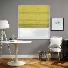 Shine Ochre Gold Roman Blind