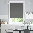 Chromium Thermal Blackout Slate Roller Blind