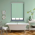 Isla Pvc Blackout Aloe Green Electric Roller Blind