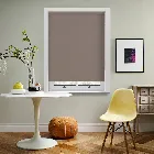Bella Blackout Mocha Brown Roller Blind