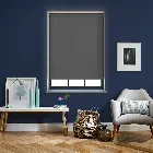 Unishade Blackout Fr Black Electric Roller Blind