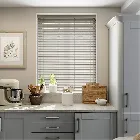 Pebble Grey Wooden Blind - 50mm Slat