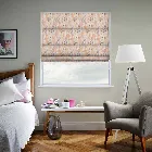 Twirl Pastel Pink Roman Blind