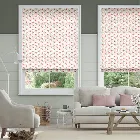 Provence Rose Pink Roman Blind