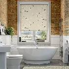 Splash Blackout Flight Linen Roller Blind